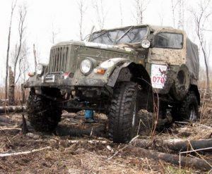 ГАЗ 69 - дизель. военные мосты, усиленные рессоры, лебедка