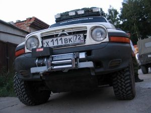 Установка съемной лебедки на Korando